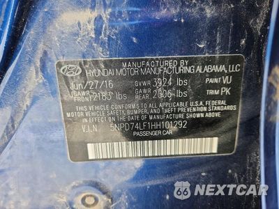 Zdjęcie 12 z 12 samochodu: 2017 HYUNDAI ELANTRA SE VIN:5NPD74LF1HH101292 - miniatura