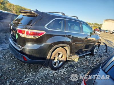 Trzecie zdjęcie samochodu z tyłu: 2016 TOYOTA HIGHLANDER LIMITED PLATINUM VIN:5TDDKRFH5GS320838 - miniatura