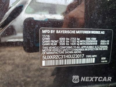 Zdjęcie 13 z 13 samochodu: 2017 BMW X5 SDRIVE35I VIN:5UXKR2C31H0U23017 - miniatura