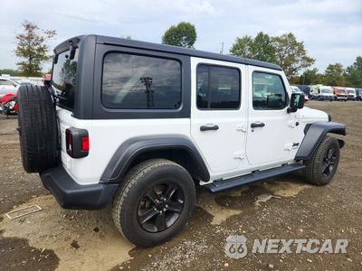 Trzecie zdjęcie samochodu z tyłu: 2020 JEEP WRANGLER UNLIMITED SPORT VIN:1C4HJXDN7LW204164 - miniatura