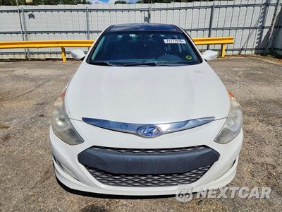 Piąte zdjęcie samochodu w środku: 2015 HYUNDAI SONATA HYBRID LIMITED VIN:KMHEC4A4XFA122627 - miniatura