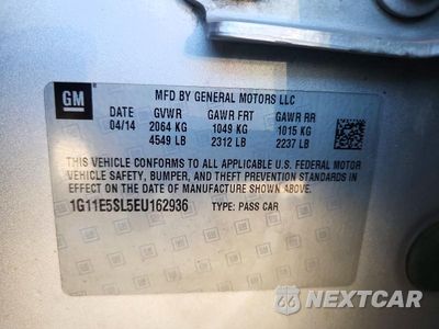 Zdjęcie 12 z 12 samochodu: 2014 CHEVROLET MALIBU 2LT VIN:1G11E5SL5EU162936 - miniatura