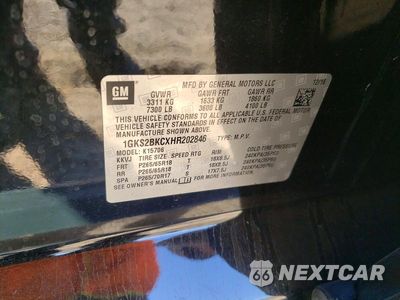 Zdjęcie 13 z 13 samochodu: 2017 GMC YUKON SLT VIN:1GKS2BKCXHR202846 - miniatura