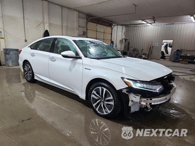 Czwarte zdjęcie samochodu z boku: 2018 HONDA ACCORD TOURING HYBRID VIN:1HGCV3F97JA002346 - miniatura