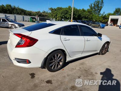 Trzecie zdjęcie samochodu z tyłu: 2019 HONDA CIVIC EXL VIN:19XFC1F77KE005072 - miniatura
