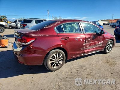 Trzecie zdjęcie samochodu z tyłu: 2013 HONDA CIVIC EXL VIN:2HGFB2F9XDH507593 - miniatura