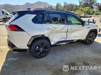 Trzecie zdjęcie samochodu z tyłu: 2019 TOYOTA RAV4 XSE VIN:JTMEWRFV7KJ009187 - miniatura