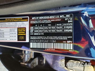 Zdjęcie 13 z 13 samochodu: 2016 MERCEDES-BENZ GLE 350 VIN:4JGDA5JB9GA811081 - miniatura