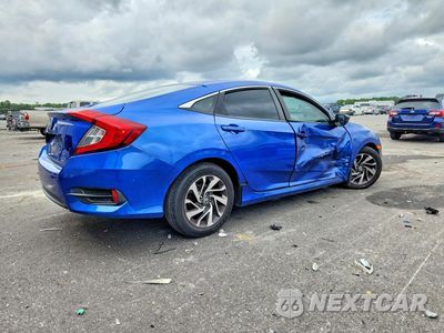 Trzecie zdjęcie samochodu z tyłu: 2017 HONDA CIVIC LX VIN:19XFC2F58HE033427 - miniatura