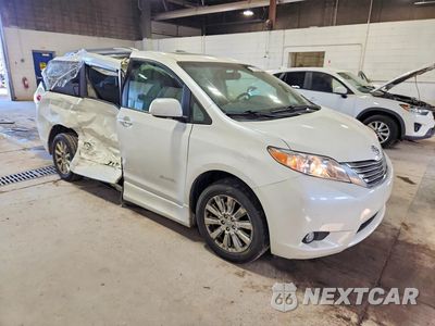 Czwarte zdjęcie samochodu z boku: 2011 TOYOTA SIENNA LIMITED 7-PASSENGER VIN:5TDYK3DCXBS122884 - miniatura