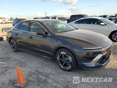 Czwarte zdjęcie samochodu z boku: 2026 HYUNDAI SONATA SEL SPORT VIN:KMHL64JA0TA565613 - miniatura
