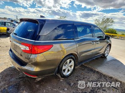 Trzecie zdjęcie samochodu z tyłu: 2019 HONDA ODYSSEY EXL VIN:5FNRL6H72KB110605 - miniatura