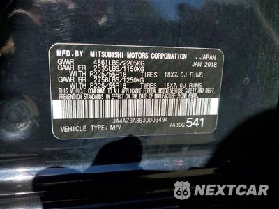 Zdjęcie 13 z 13 samochodu: 2018 MITSUBISHI OUTLANDER SE VIN:JA4AZ3A36JJ003494 - miniatura