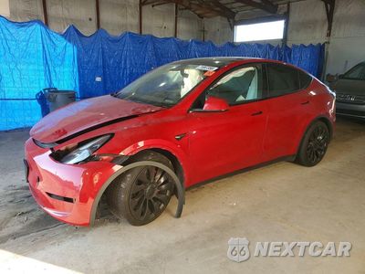 2021 TESLA MODEL Y 5YJYGDEF9MF262884 - główne zdjęcie licytacji z USA - miniatura