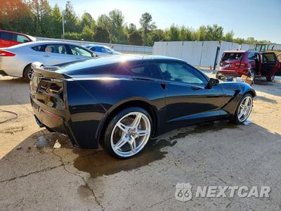 Trzecie zdjęcie samochodu z tyłu: 2019 CHEVROLET CORVETTE STINGRAY 1LT VIN:1G1YB2D72K5107100 - miniatura