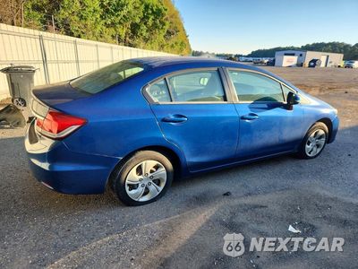 Trzecie zdjęcie samochodu z tyłu: 2013 HONDA CIVIC LX VIN:2HGFB2F55DH598298 - miniatura
