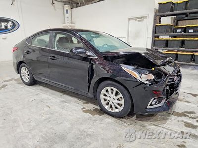 Czwarte zdjęcie samochodu z boku: 2019 HYUNDAI ACCENT SEL VIN:3KPC24A31KE068910 - miniatura