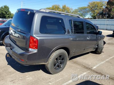 Trzecie zdjęcie samochodu z tyłu: 2012 NISSAN ARMADA SV VIN:5N1BA0NC8CN605623 - miniatura