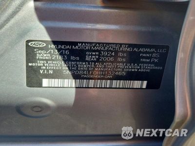 Zdjęcie 12 z 12 samochodu: 2017 HYUNDAI ELANTRA SE VIN:5NPD84LF0HH132465 - miniatura