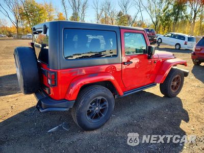 Trzecie zdjęcie samochodu z tyłu: 2017 JEEP WRANGLER SAHARA VIN:1C4GJWBG4HL598256 - miniatura