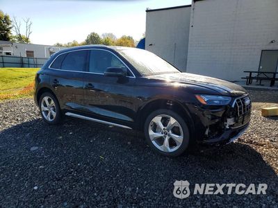 Czwarte zdjęcie samochodu z boku: 2021 AUDI Q5 PREMIUM PLUS VIN:WA1BAAFY0M2088304 - miniatura