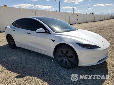 Czwarte zdjęcie samochodu z boku: 2026 TESLA MODEL 3 VIN:5YJ3E1EA9TF178937 - miniatura