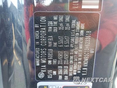 Zdjęcie 13 z 13 samochodu: 2017 KIA SEDONA LX VIN:KNDMB5C13H6233618 - miniatura
