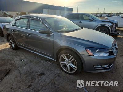 Czwarte zdjęcie samochodu z boku: 2013 VOLKSWAGEN PASSAT SE VIN:1VWBN7A36DC028673 - miniatura