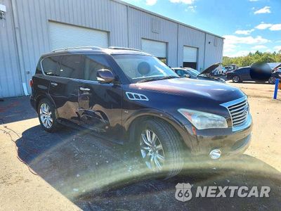 Czwarte zdjęcie samochodu z boku: 2014 INFINITI QX80 BASE VIN:JN8AZ2NF1E9553069 - miniatura