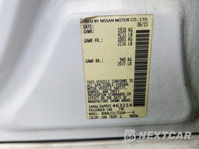 Zdjęcie 12 z 12 samochodu: 2015 NISSAN ALTIMA 2.5 S VIN:1N4AL3AP0FC463214 - miniatura