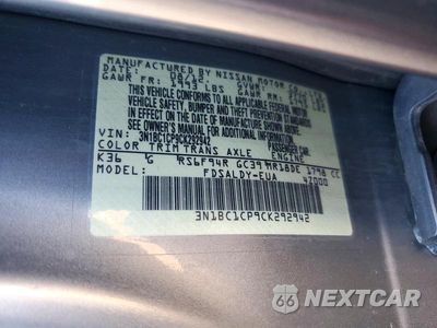 Zdjęcie 12 z 12 samochodu: 2012 NISSAN VERSA 1.8 S VIN:3N1BC1CP9CK292942 - miniatura
