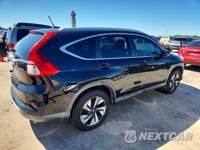 Trzecie zdjęcie samochodu z tyłu: 2016 HONDA CR-V TOURING VIN:5J6RM4H9XGL047710 - miniatura