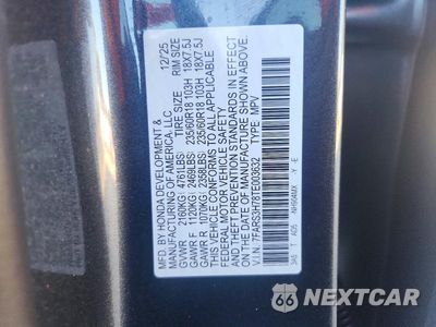 Zdjęcie 13 z 13 samochodu: 2026 HONDA CR-V EXL VIN:7FARS3H78TE003632 - miniatura
