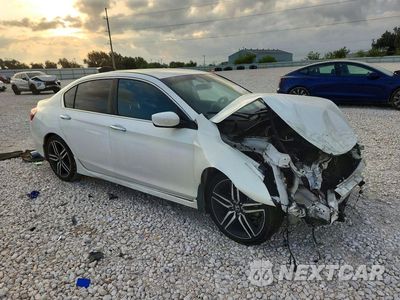Czwarte zdjęcie samochodu z boku: 2017 HONDA ACCORD SPORT VIN:1HGCR2F56HA078887 - miniatura