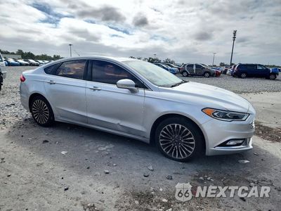 Czwarte zdjęcie samochodu z boku: 2017 FORD FUSION TITANIUM VIN:3FA6P0K91HR130727 - miniatura