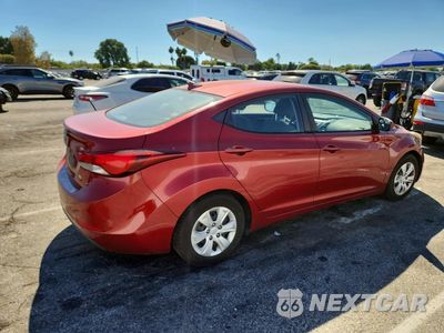 Trzecie zdjęcie samochodu z tyłu: 2016 HYUNDAI ELANTRA SE VIN:5NPDH4AE6GH699773 - miniatura