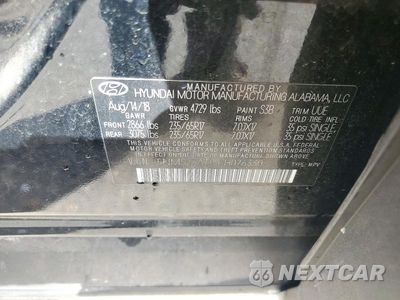 Zdjęcie 13 z 13 samochodu: 2019 HYUNDAI SANTA FE SE VIN:5NMS23AD5KH026330 - miniatura