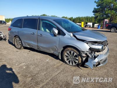 Czwarte zdjęcie samochodu z boku: 2021 HONDA ODYSSEY EXL VIN:5FNRL6H7XMB031203 - miniatura