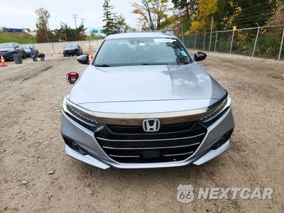 Piąte zdjęcie samochodu w środku: 2022 HONDA ACCORD HYBRID SPORT VIN:1HGCV3F26NA022810 - miniatura
