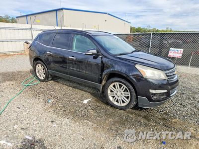 Czwarte zdjęcie samochodu z boku: 2015 CHEVROLET TRAVERSE LT VIN:1GNKRGKDXFJ188124 - miniatura