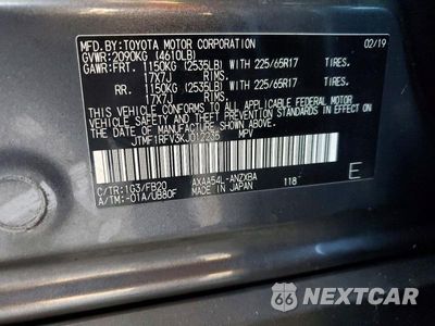 Zdjęcie 12 z 12 samochodu: 2019 TOYOTA RAV4 LE VIN:JTMF1RFV3KJ012235 - miniatura