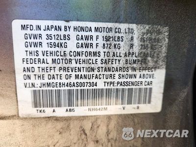 Zdjęcie 12 z 12 samochodu: 2010 HONDA FIT SPORT VIN:JHMGE8H46AS007304 - miniatura