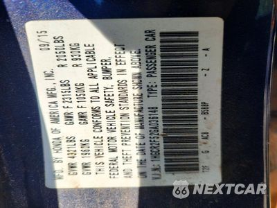 Zdjęcie 12 z 12 samochodu: 2016 HONDA ACCORD SPORT VIN:1HGCR2F52GA036148 - miniatura