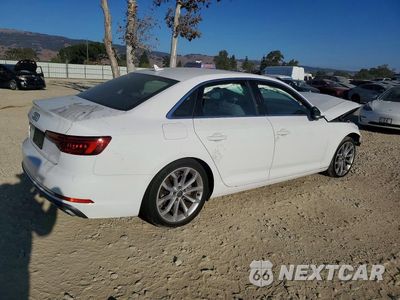 Trzecie zdjęcie samochodu z tyłu: 2019 AUDI A4 PREMIUM VIN:WAUGMAF43KA023513 - miniatura