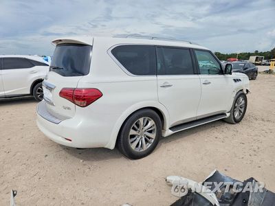 Trzecie zdjęcie samochodu z tyłu: 2016 INFINITI QX80 BASE VIN:JN8AZ2NC2G9400905 - miniatura