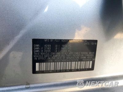 Zdjęcie 12 z 12 samochodu: 2017 SUBARU IMPREZA PREMIUM VIN:4S3GTAB63H3707276 - miniatura