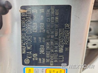 Zdjęcie 13 z 13 samochodu: 2007 KIA OPTIMA LX VIN:KNAGE124375116311 - miniatura