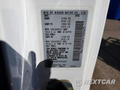 Zdjęcie 13 z 13 samochodu: 2015 NISSAN NV200 SV VIN:3N6CM0KN2FK705469 - miniatura