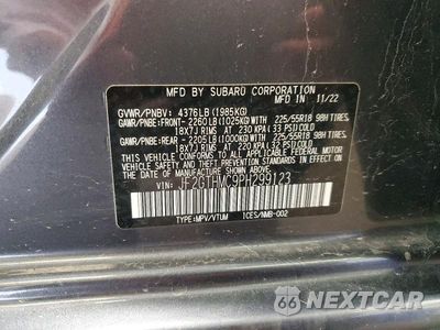 Zdjęcie 13 z 13 samochodu: 2023 SUBARU CROSSTREK LIMITED VIN:JF2GTHMC9PH299123 - miniatura