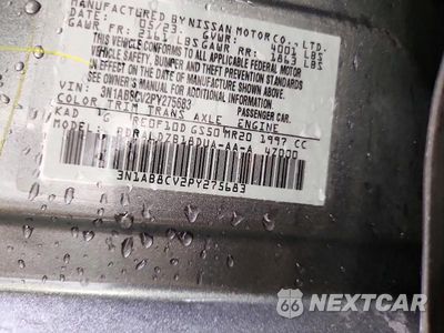 Zdjęcie 12 z 12 samochodu: 2023 NISSAN SENTRA SV VIN:3N1AB8CV2PY275683 - miniatura
